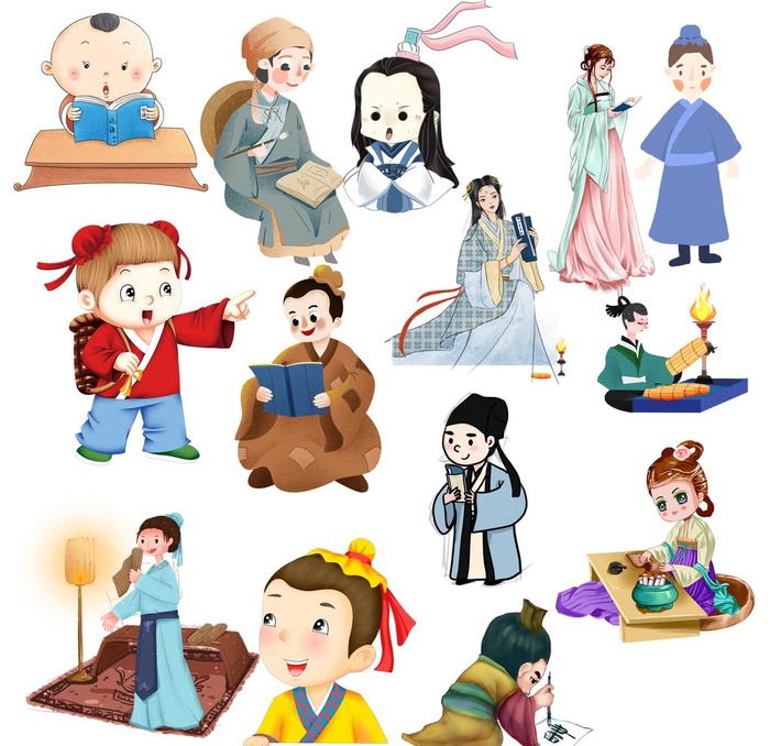 古代人物儿童图片