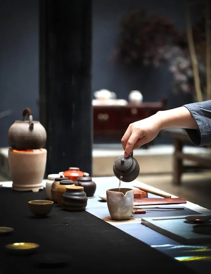 喝茶图片