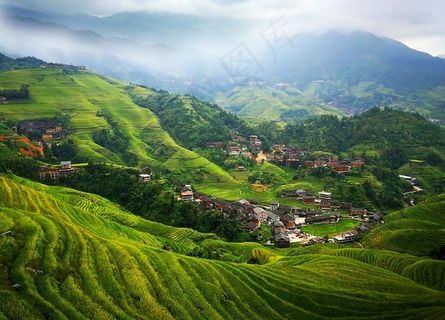 龙脊梯田图片