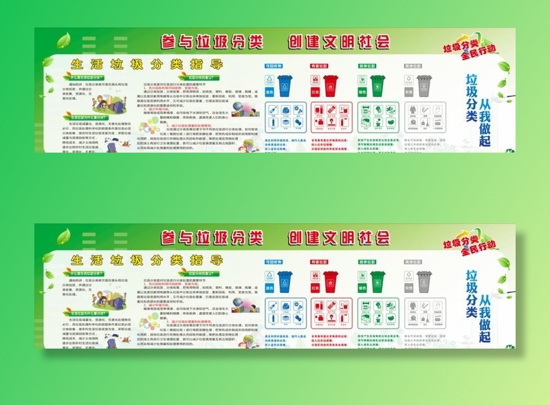 垃圾分类海报图片