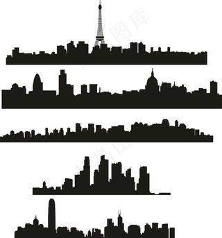 城市剪影图片