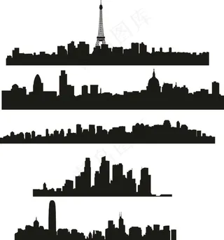 城市剪影图片