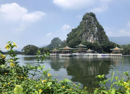 肇庆七星岩山水风景图片