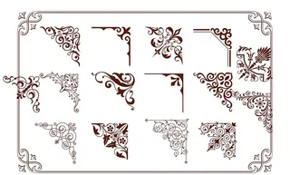 欧式边框图片