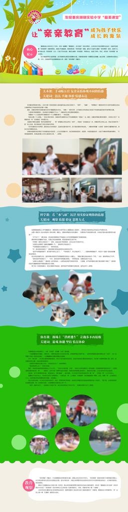 学校网页专题图片(1440x5104)psd模版下载