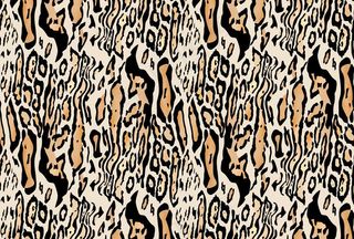 豹纹花型设计图片