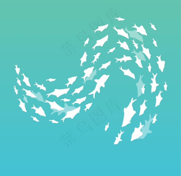 鱼手绘 鱼标签 鱼logo 鱼图片