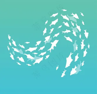 鱼手绘 鱼标签 鱼logo 鱼图片