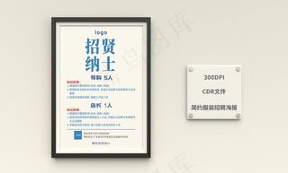 服装店招聘图片