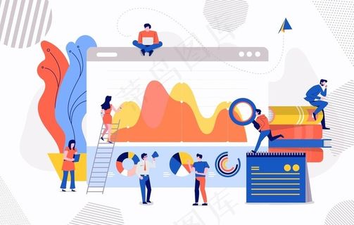 商务人士插画图片