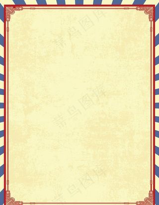复古海报背景淡黄色蓝色图片