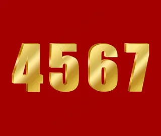 创意数字 金色数字图片