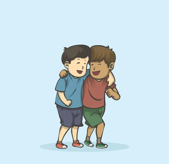 矢量朋友素材图片ai矢量模版下载