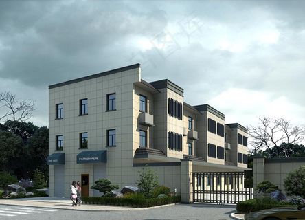 乡村改造商业街建设景观效果图图片