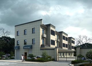 乡村改造商业街建设景观效果图图片