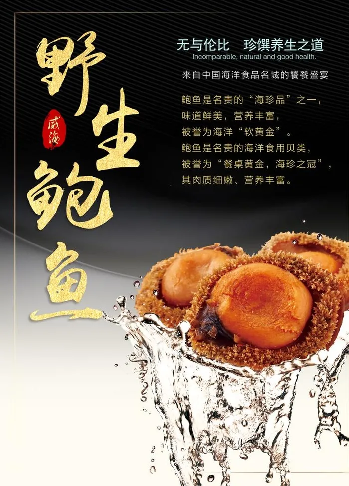 野生鲍鱼图片(1000x1334)psd模版下载
