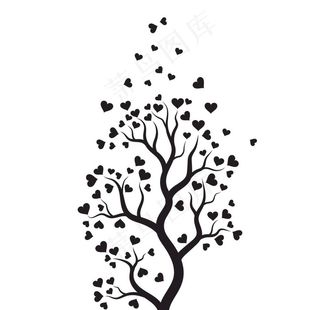 爱心树图片