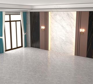 现代轻奢卧室空背景墙图片