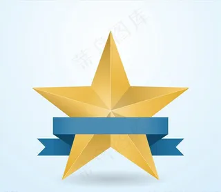 黄金星丝带图片