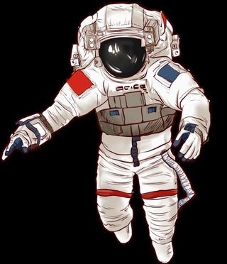 宇航员简图图片