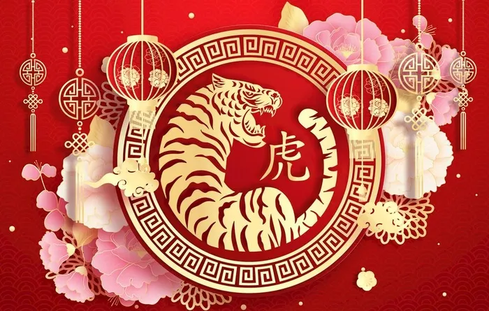 2022虎年春节图片ai矢量模版下载