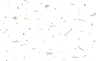 矢量彩屑彩带图片