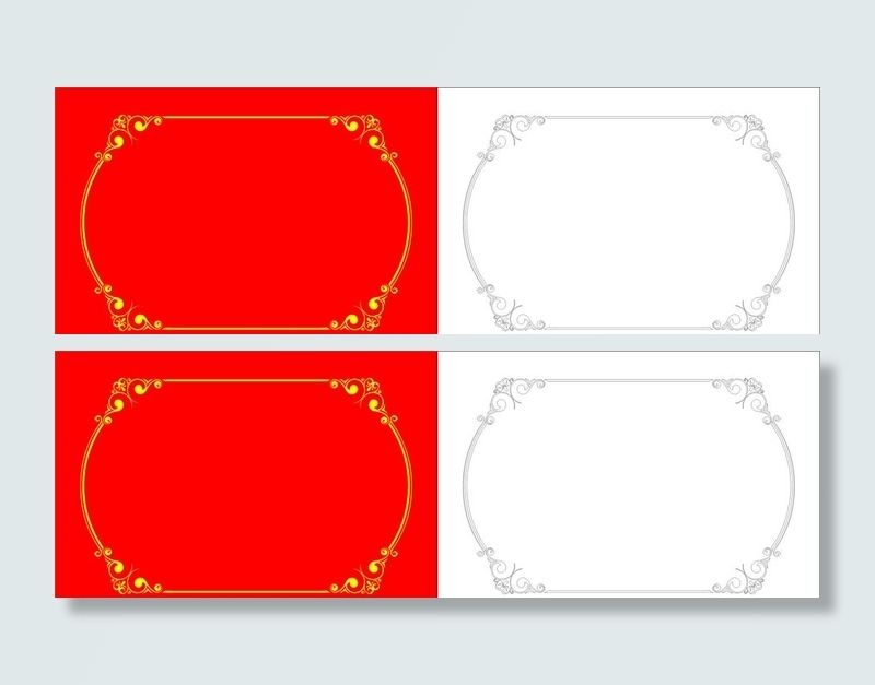 花边图片cdr矢量模版下载