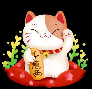 日本招财猫图片