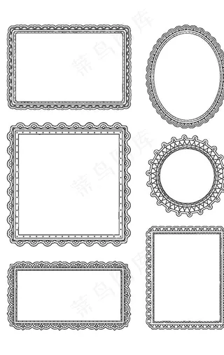 欧式花纹边框图片