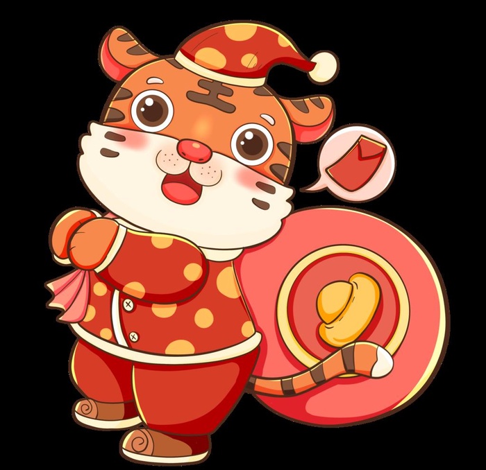 虎年元素 图片