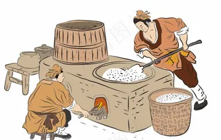 古代炒货图片