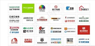 装修建材合作品牌墙图片