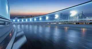 汽车夜晚公路背景图片