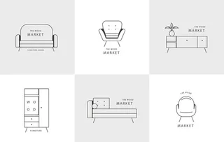 家居沙发图标图片