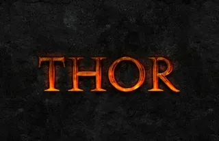 立体字样机图片