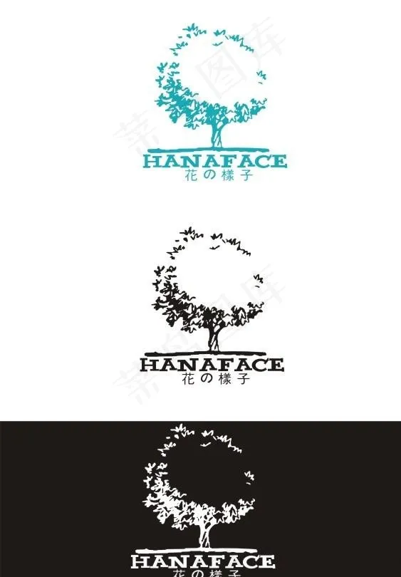 花的样子logo图片cdr矢量模版下载