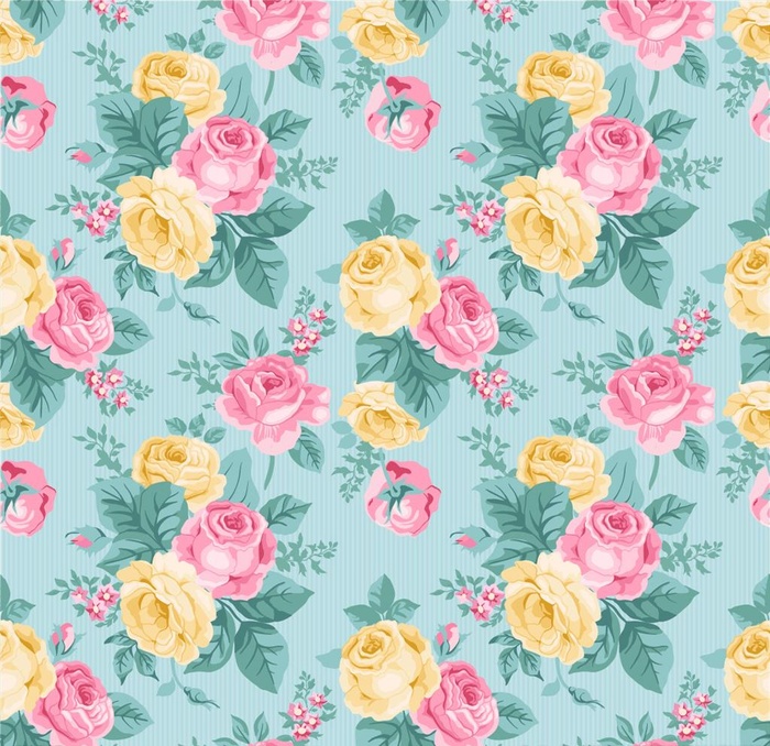 玫瑰花矢量循环素材图片