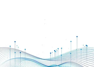科技圈元素矢量蓝色波浪线条图片