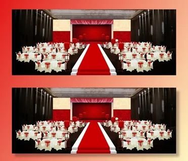 婚礼效果图  仪式区图片