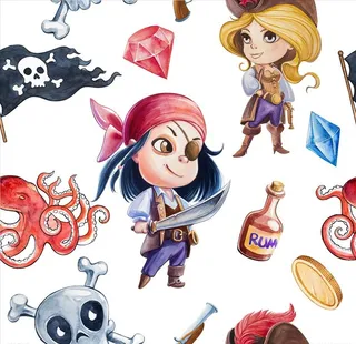 卡通海盗素材图片