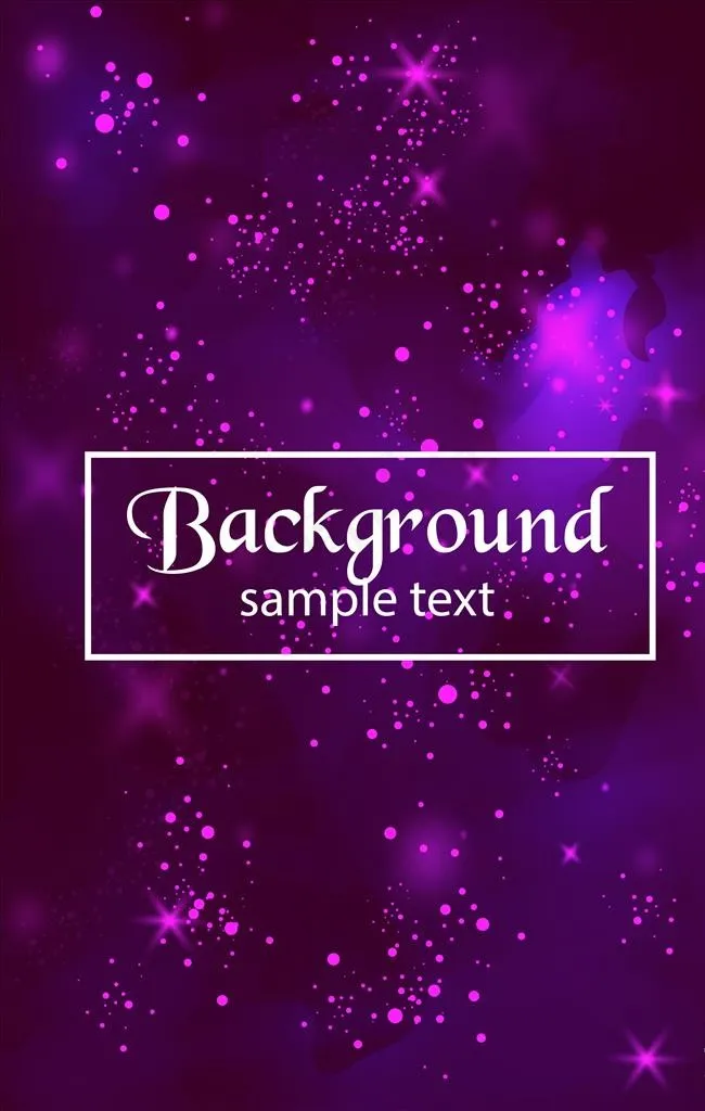 星空图片ai矢量模版下载