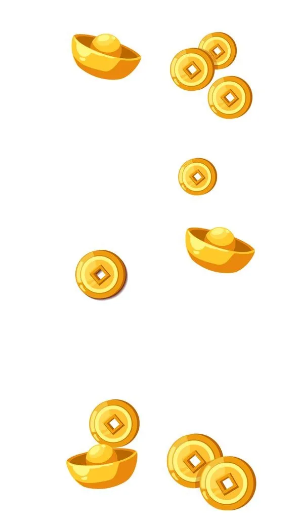金币图片ai矢量模版下载