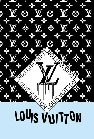 LV印花图片