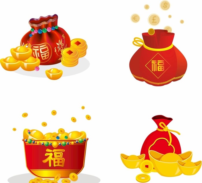 元宝福袋图片cdr矢量模版下载