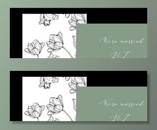 户外白绿色婚礼迎宾区打印源文件图片