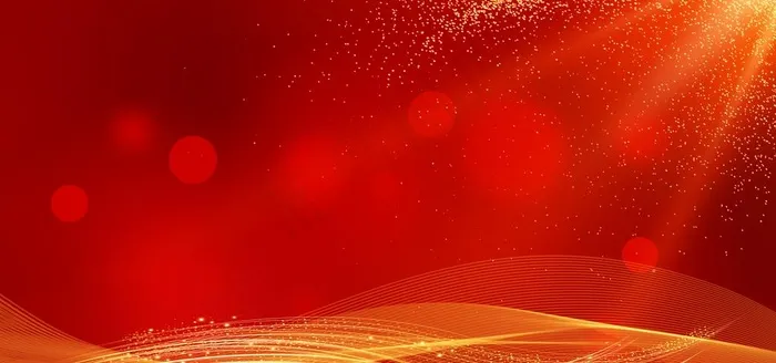 喜庆新年红金背景素材图片
