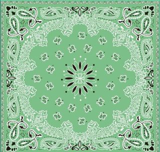 腰果花方巾图片