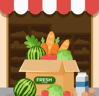 新鲜的水果蔬菜图片