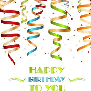 螺旋丝带贺卡图片