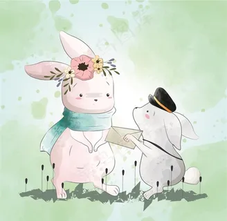 卡通兔子图片 卡通兔子图片